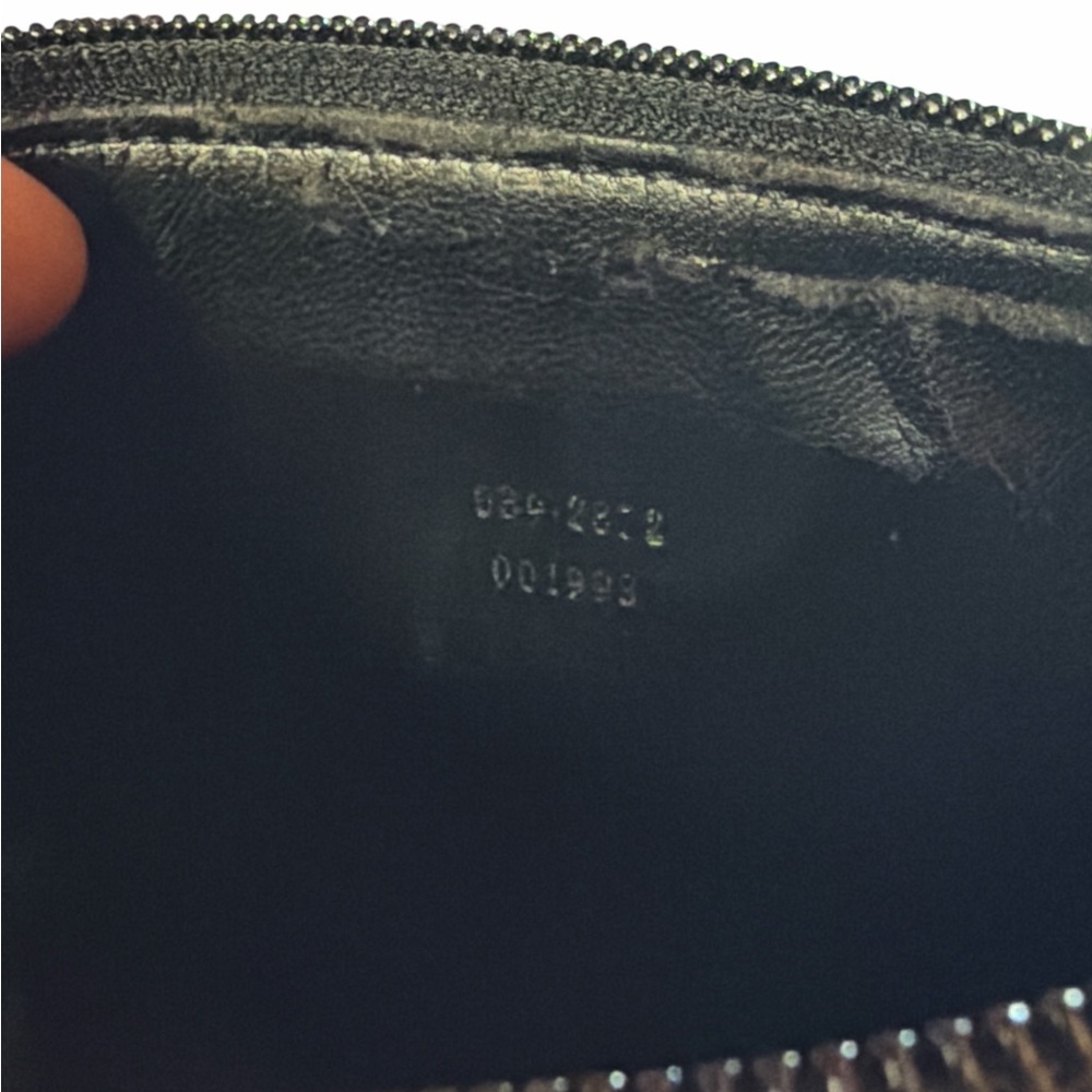 Vintage Gucci Black Patent Leather Square G Cosmetic Pouch - Tom Ford Era - Picture 6 of 6